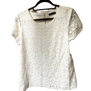 Tommy Hilfiger White Lace Top - Size M